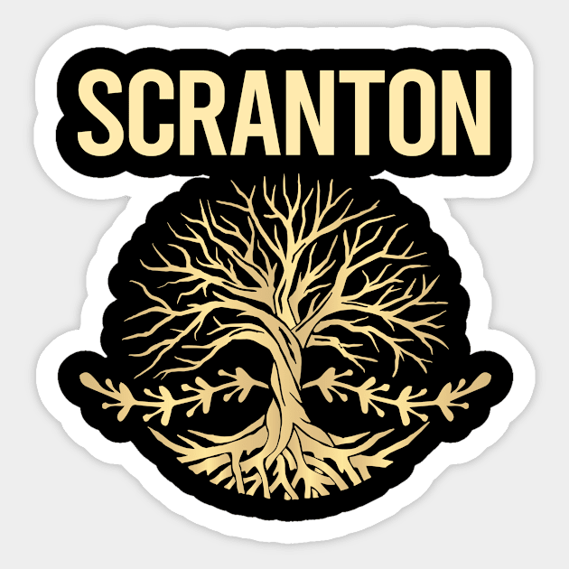 Nature Tree Of Life Scranton Sticker by flaskoverhand